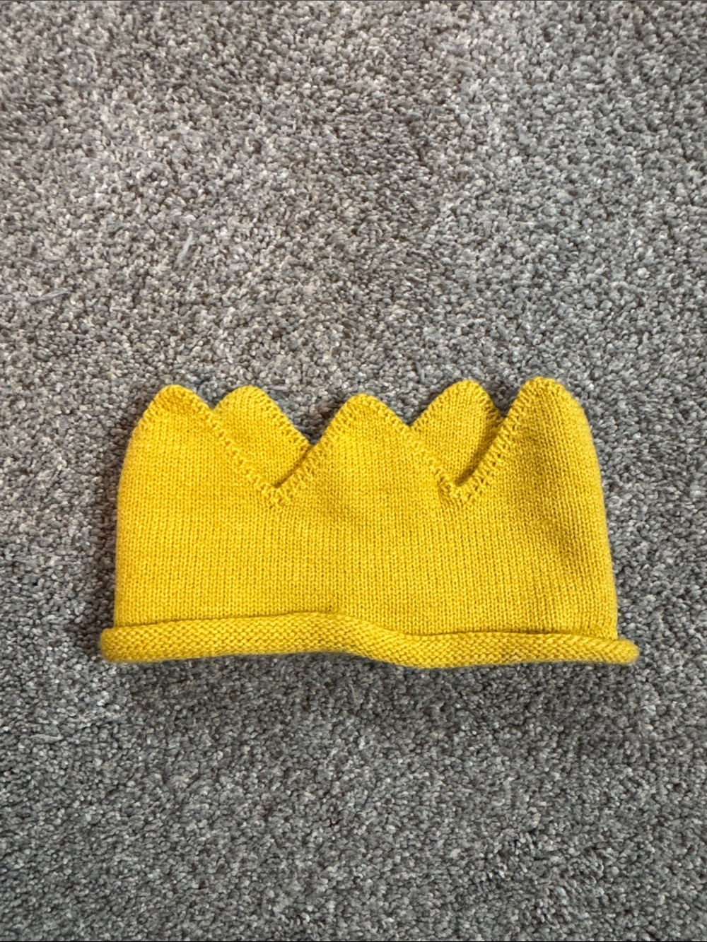 Gold Knit Crown - dress up - birthday - milestone